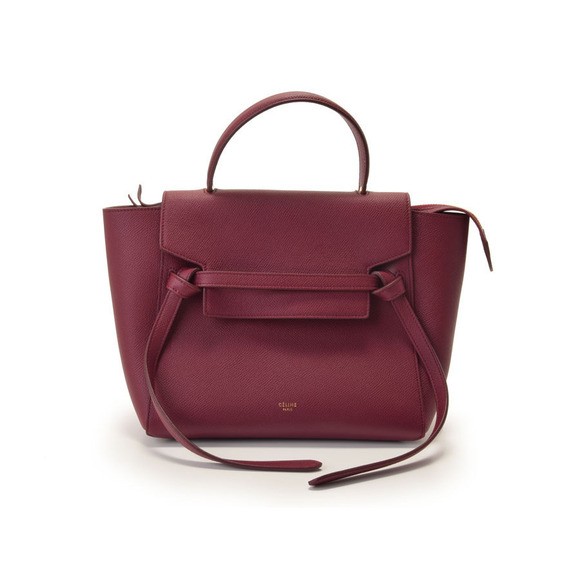 Celine Handbags - Celine Belt Bag Bordeaux Leather Strap
